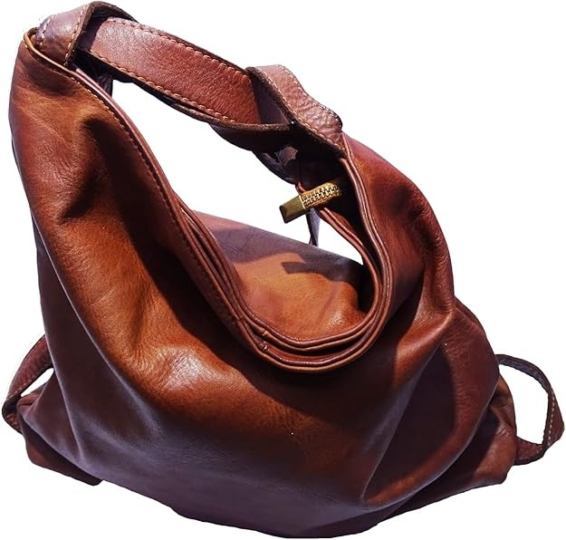 Brakumi Echtledertaschen Frau Einkaufstasche Rucksack Schulter Weiche Große Transformierbare Tagesrucksack Vintage Vintage Arbeit PC-Tasche Schwarz Outlet